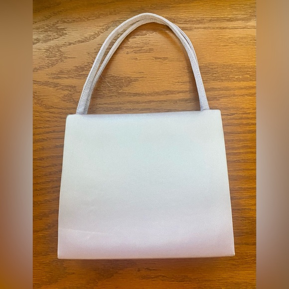 Satin Tote In Lavender Small - Picture 2 of 8